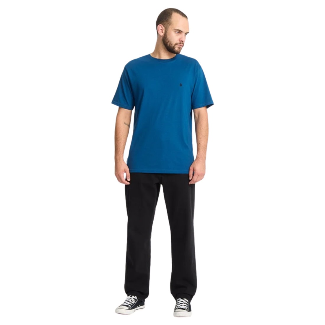 Volcom Fivedown Denim - Black - Mens Relaxed/Loose Denim Jeans by Volcom