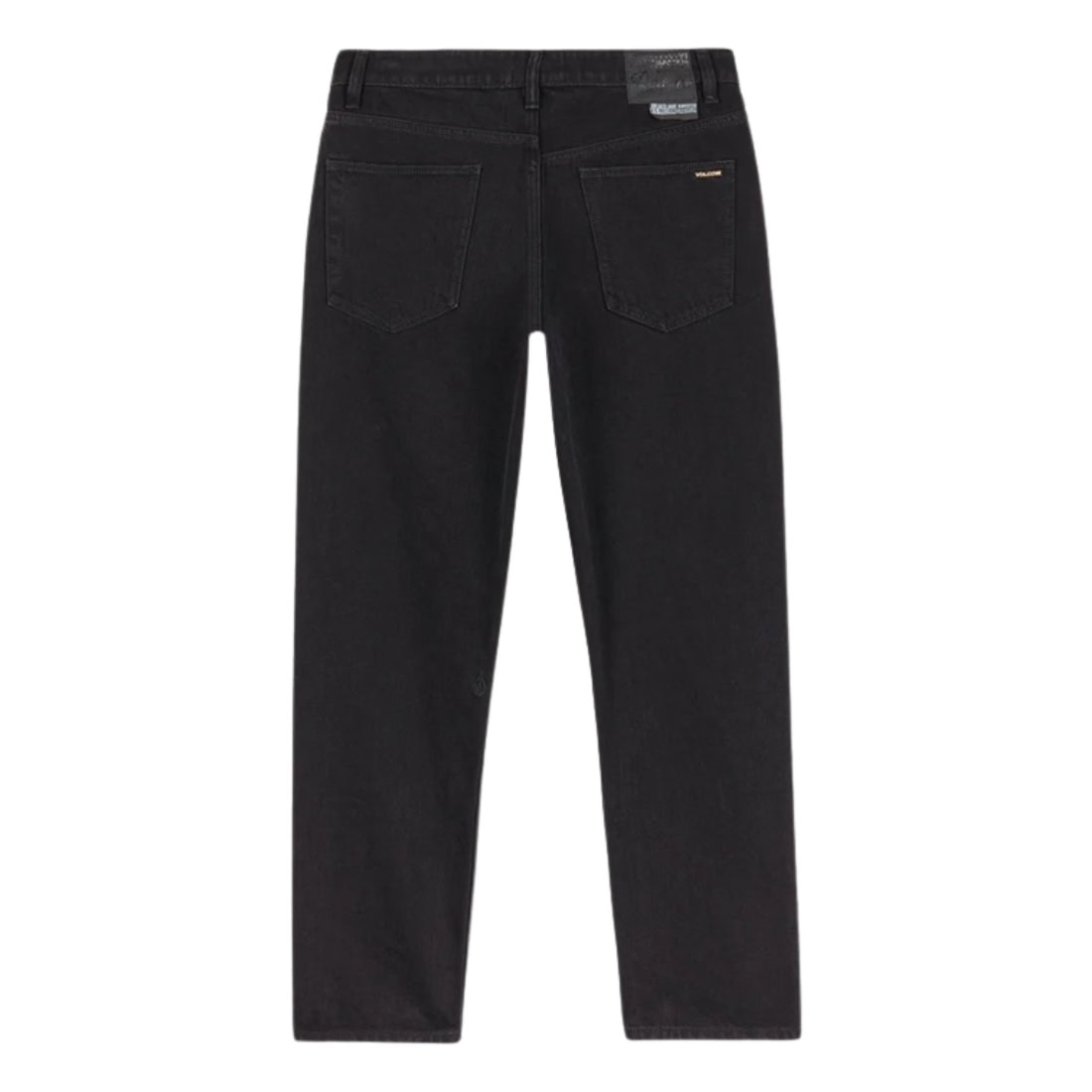 Volcom Fivedown Denim - Black - Mens Relaxed/Loose Denim Jeans by Volcom