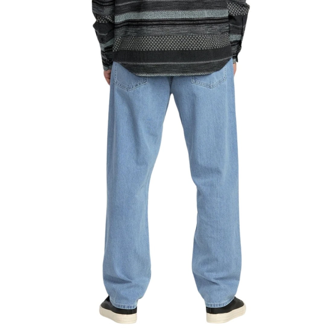 Volcom Fivedown Denim - Camper Blue - Mens Relaxed/Loose Denim Jeans by Volcom