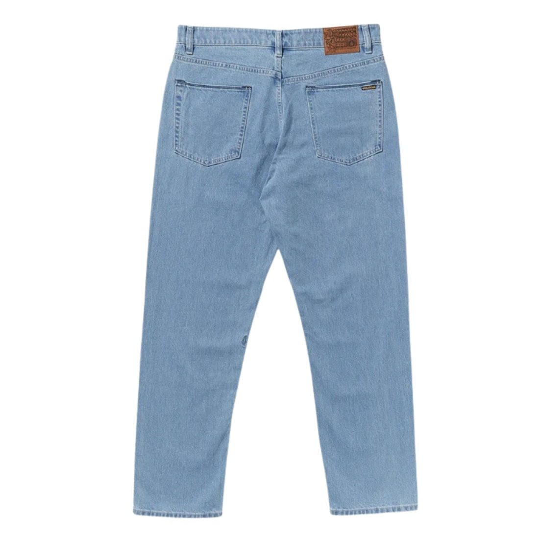 Volcom Fivedown Denim - Camper Blue - Mens Relaxed/Loose Denim Jeans by Volcom