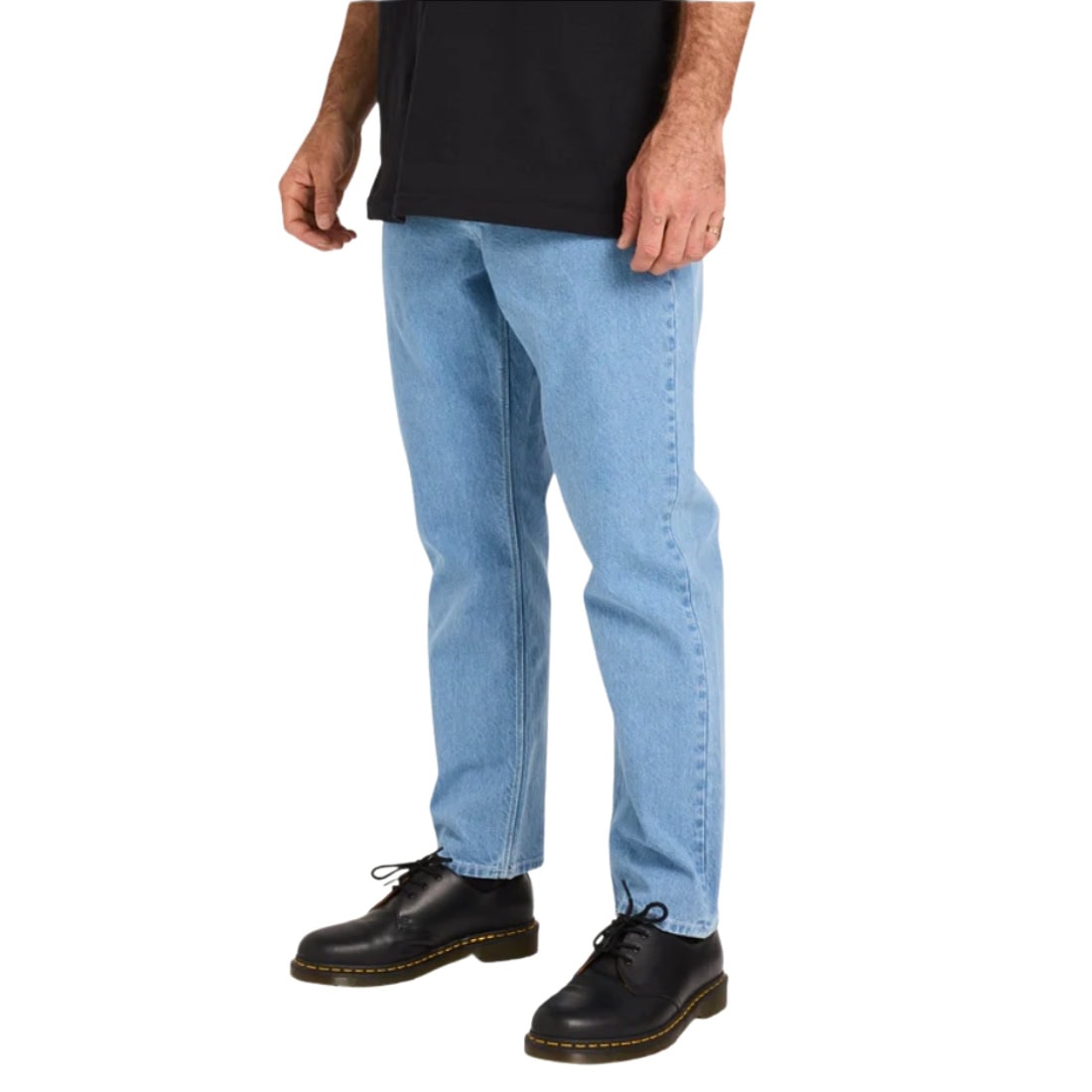 Volcom Fivedown Denim - Camper Blue SP26 - Mens Relaxed/Loose Denim Jeans by Volcom