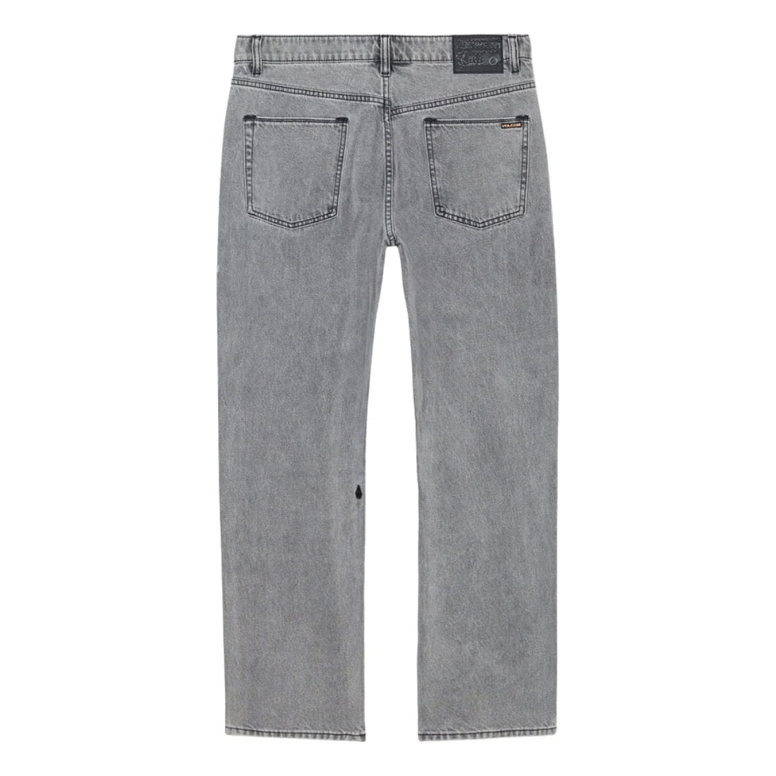 Volcom Fivedown Denim - Light Grey - Mens Relaxed/Loose Denim Jeans by Volcom