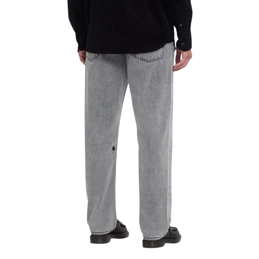 Volcom Fivedown Denim - Light Grey - Mens Relaxed/Loose Denim Jeans by Volcom