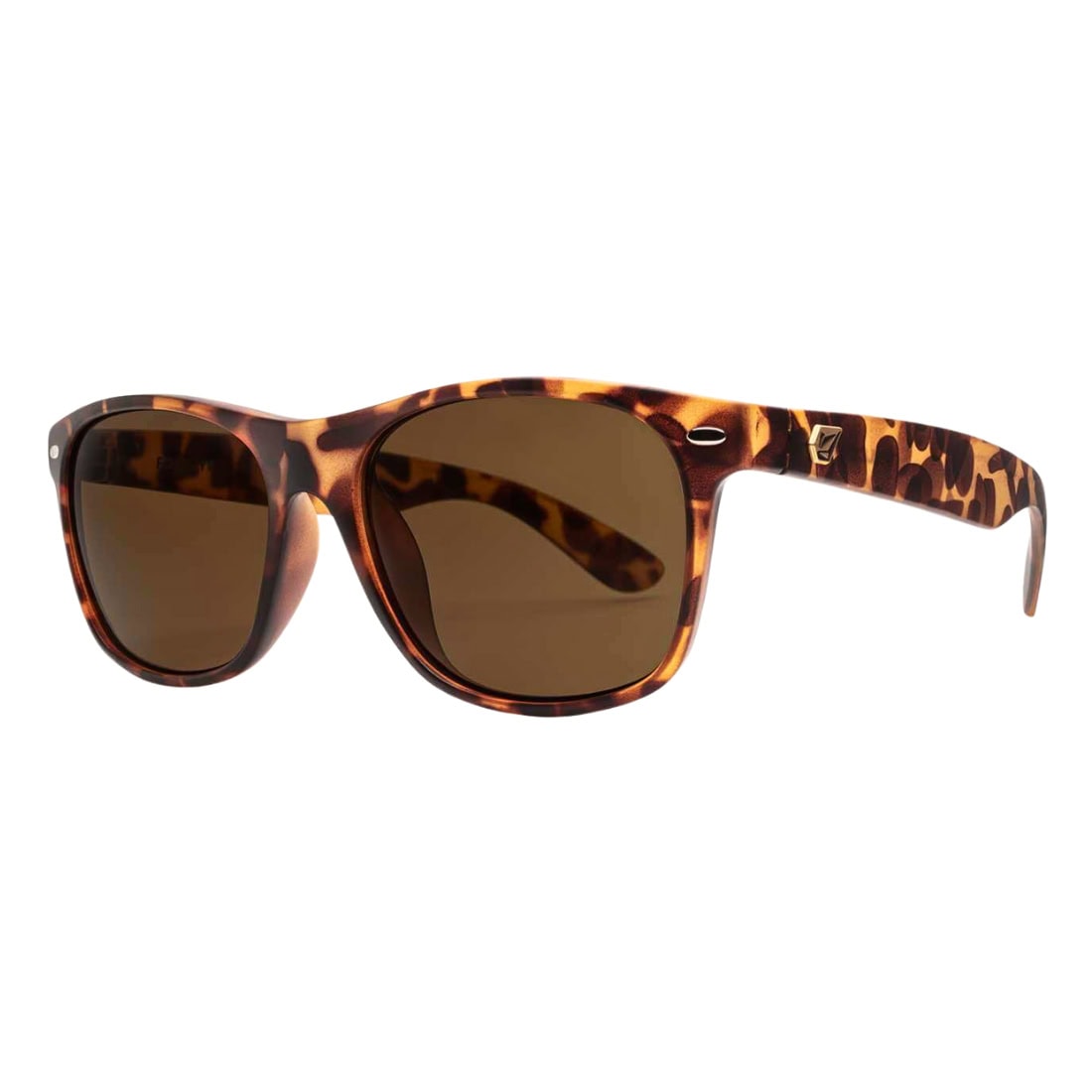 Volcom Fourty6 Sunglasses - Matte Tortoise/Bronze - Wrap Around Sunglasses by Volcom