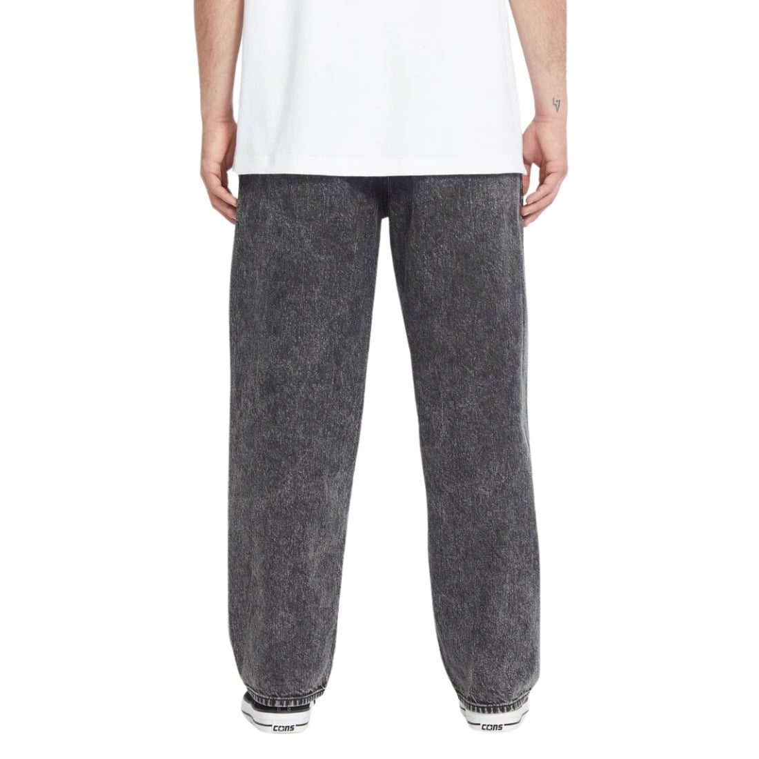 Volcom Freazy Loose Denim - Light Acid Black - Mens Relaxed/Loose Denim Jeans by Volcom