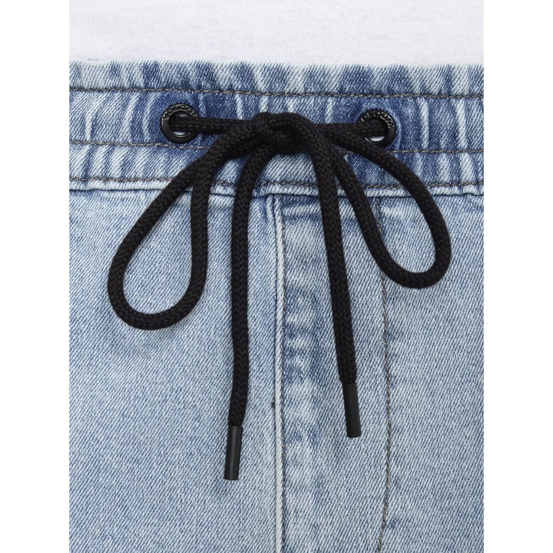 Volcom Freazy Loose Elastic Waistband Denim - Desert Dirt Indigo