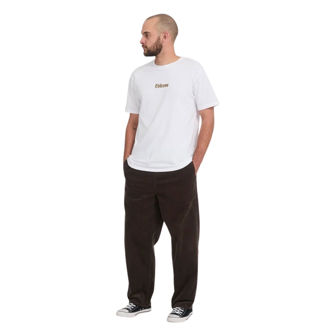 Volcom Freazy Loose EW Cord Pant - Wren - Mens Corduroy Pants/Trousers by Volcom