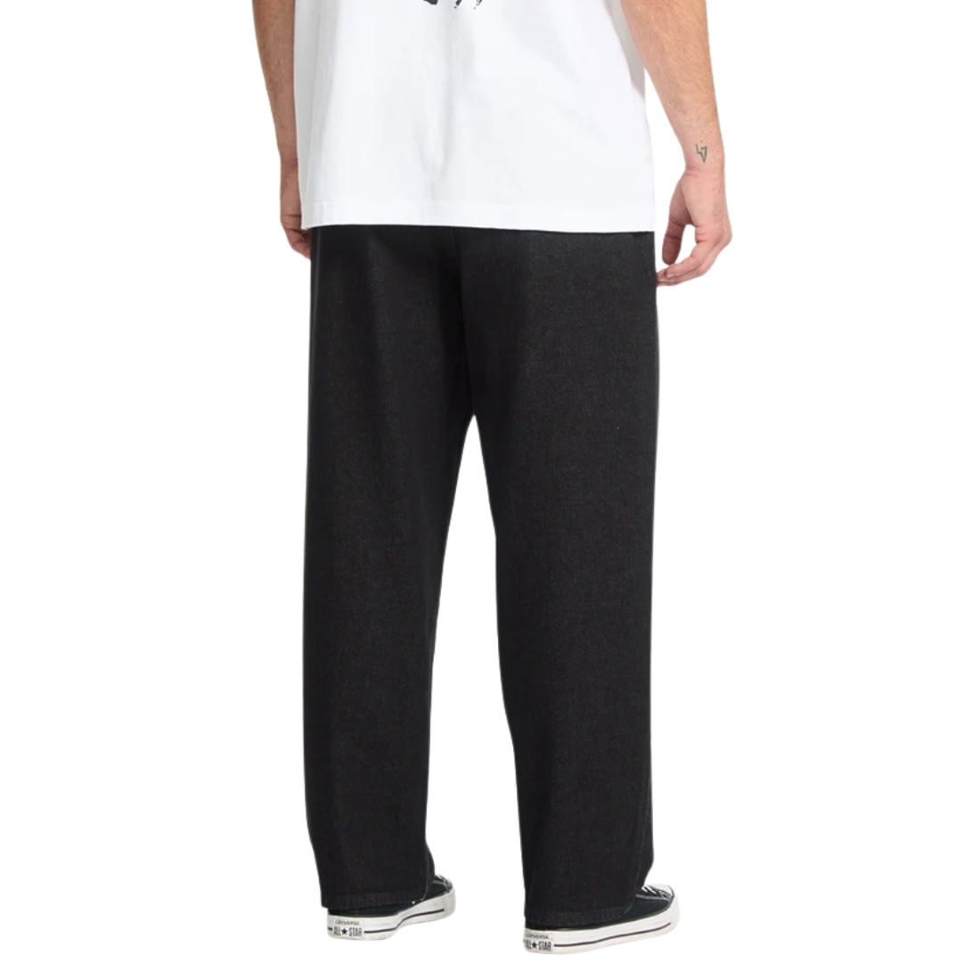 Volcom Freazy Loose EW Denim - Black Wash - Mens Relaxed/Loose Denim Jeans by Volcom