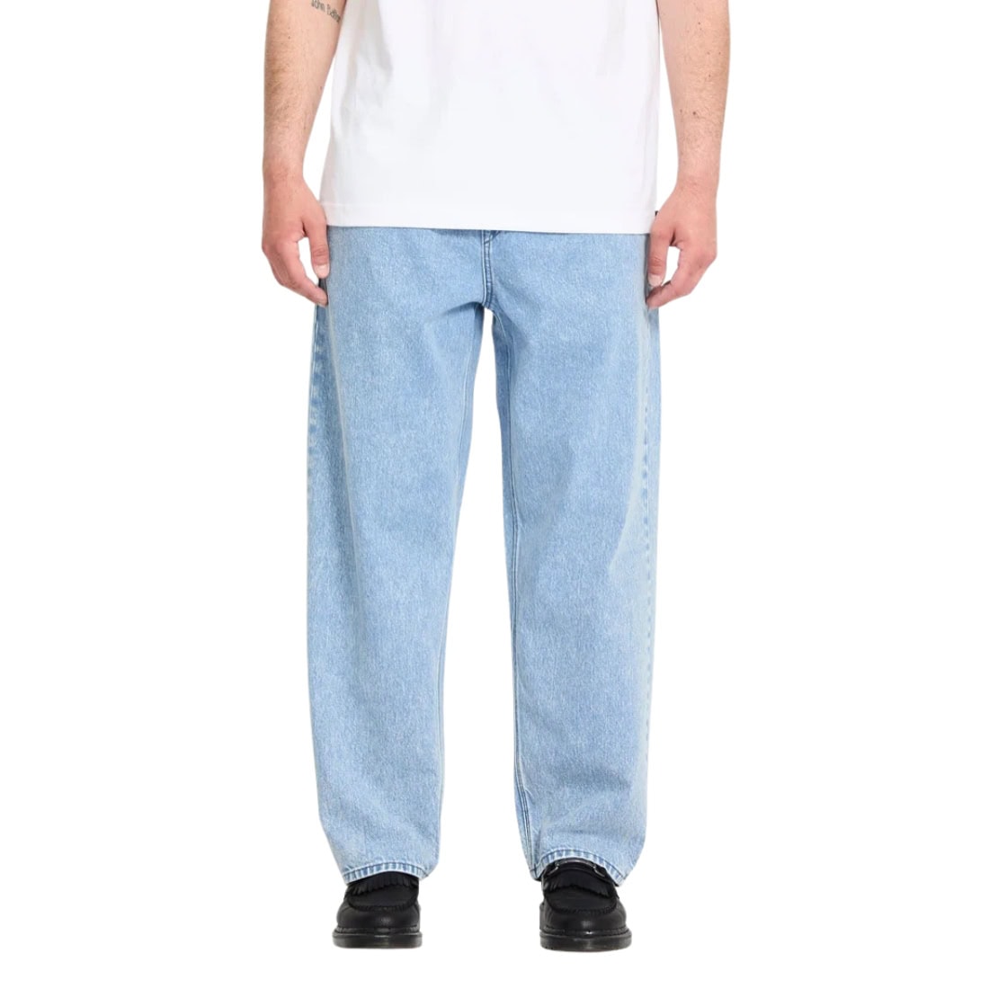 Volcom Freazy Loose EW Denim - Pale Aqua - Mens Relaxed/Loose Denim Jeans by Volcom
