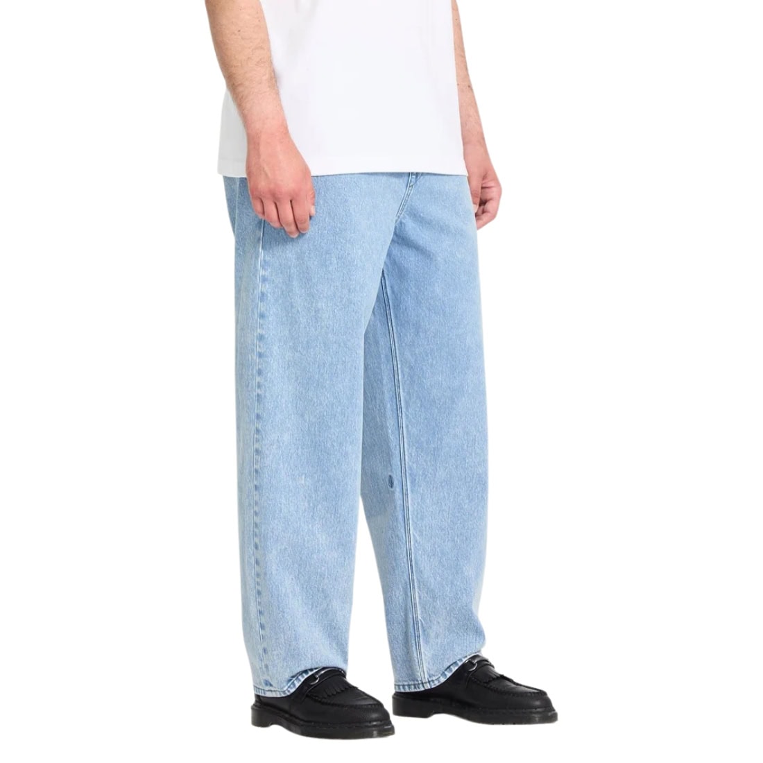 Volcom Freazy Loose EW Denim - Pale Aqua - Mens Relaxed/Loose Denim Jeans by Volcom