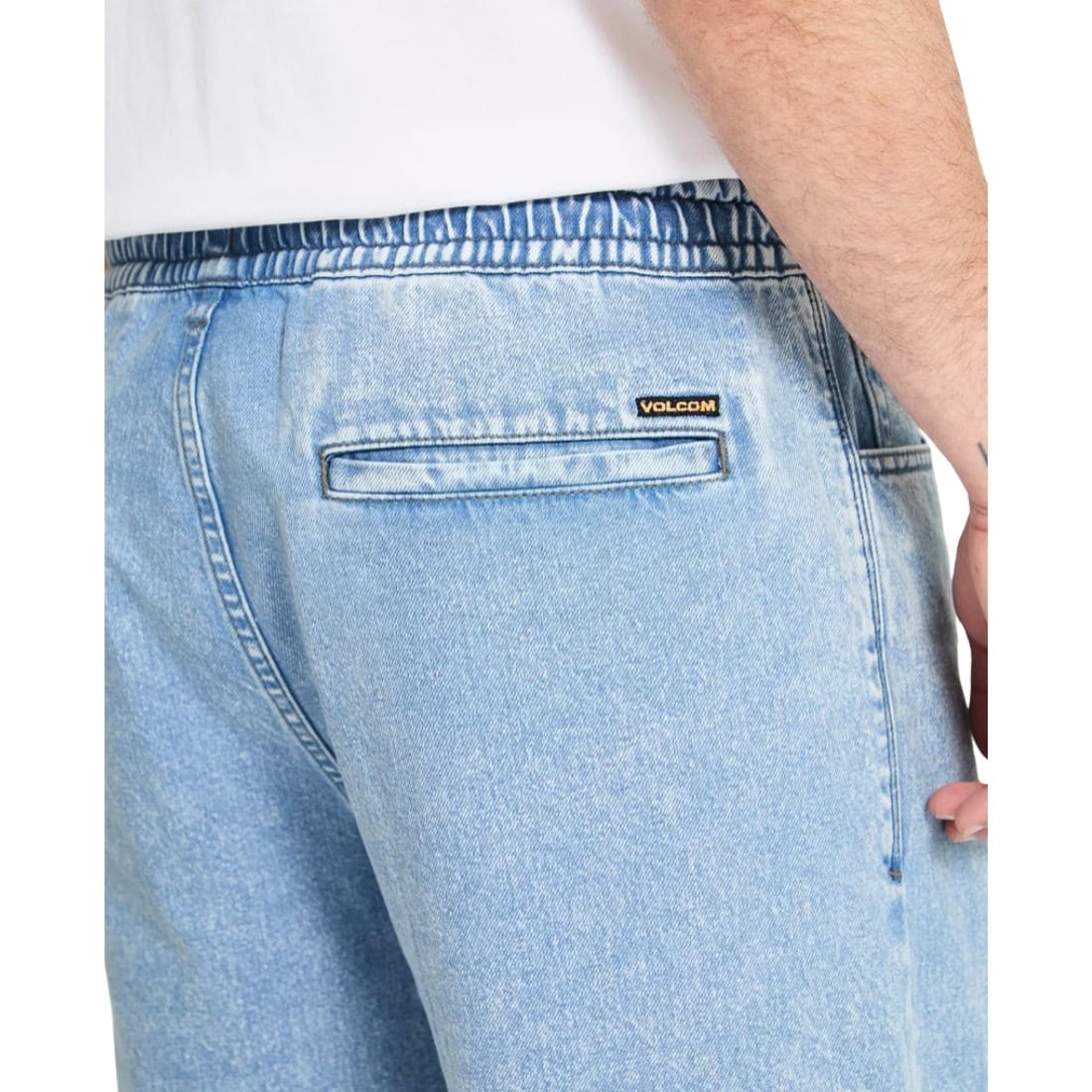 Volcom Freazy Loose EW Denim - Pale Aqua - Mens Relaxed/Loose Denim Jeans by Volcom