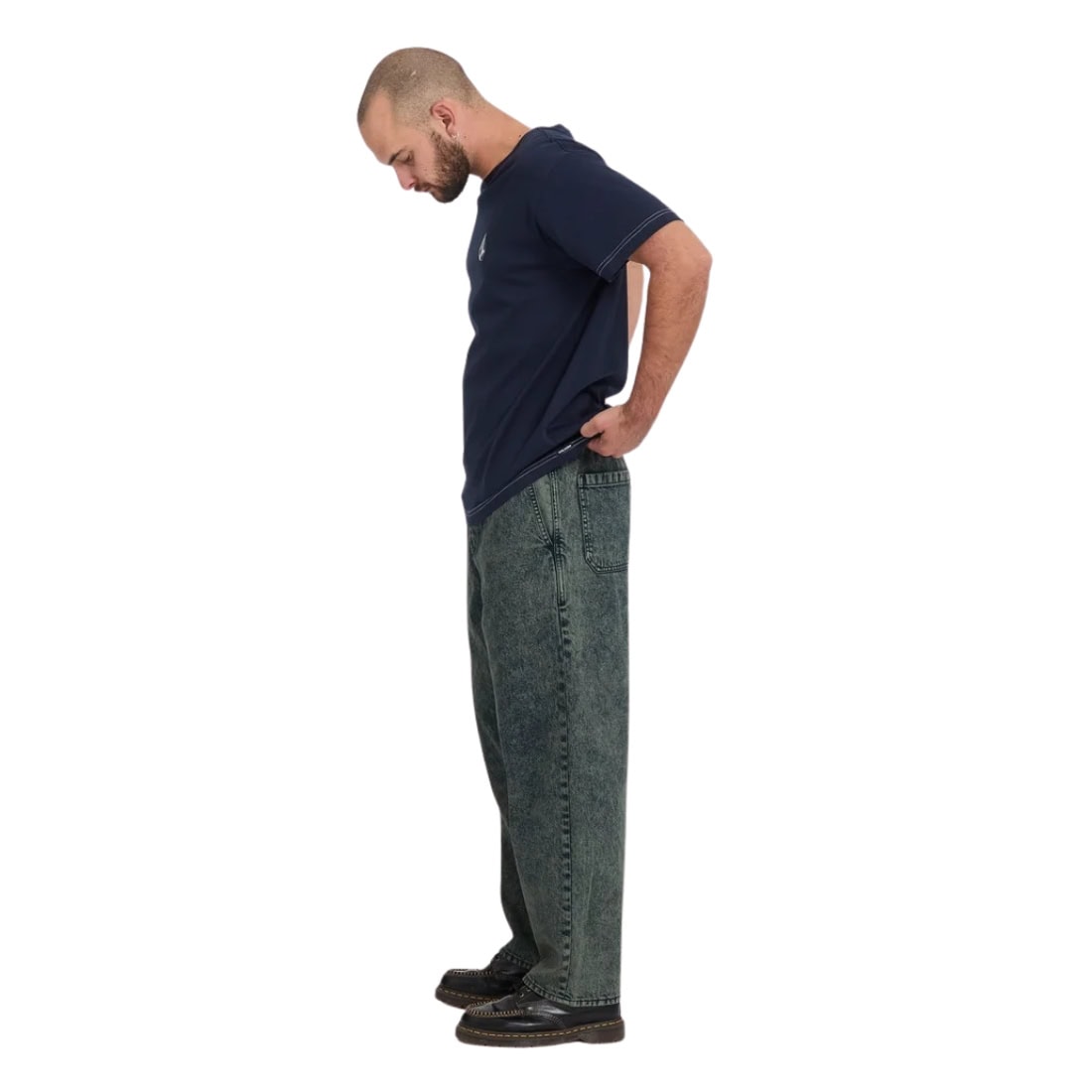 Volcom Freazy Loose EW Denim - Scarab - Mens Relaxed/Loose Denim Jeans by Volcom
