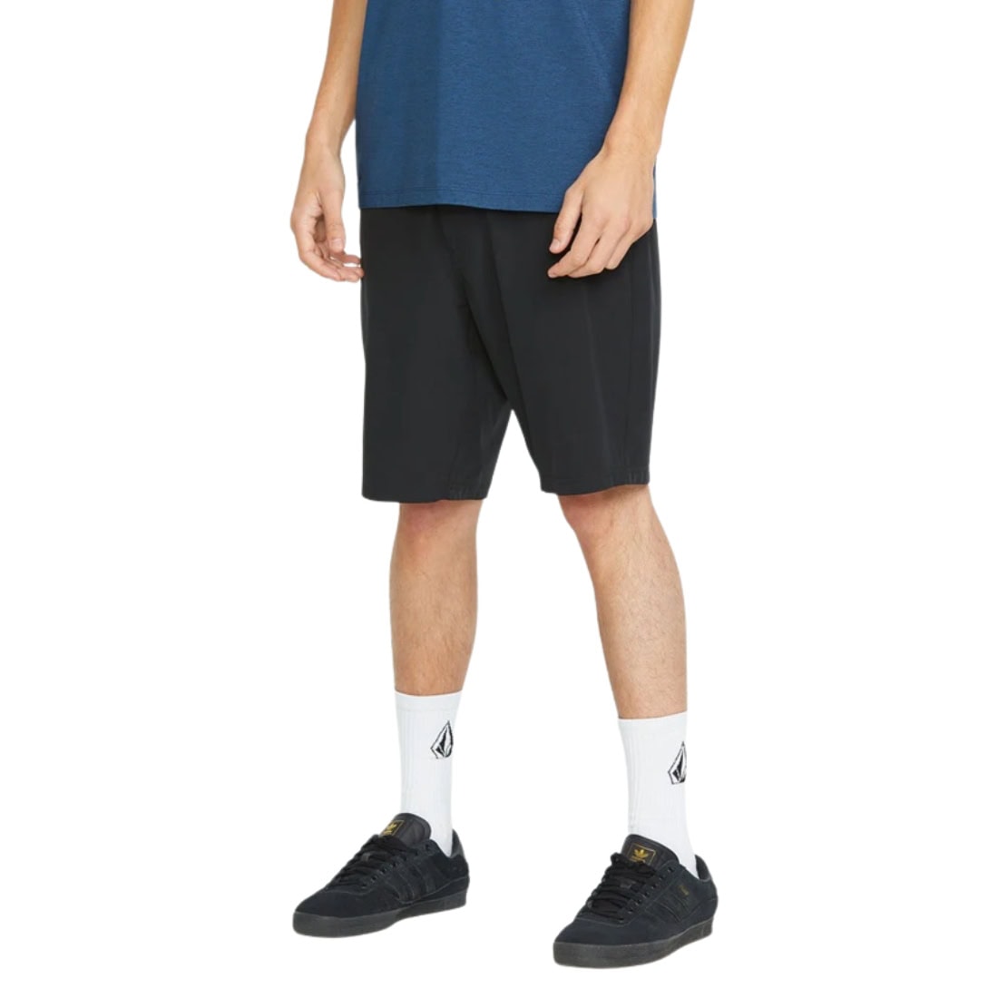 Volcom Frickin Cross Shred 20" Hybrid Shorts - Black SP26 - Mens Hybrid Shorts by Volcom