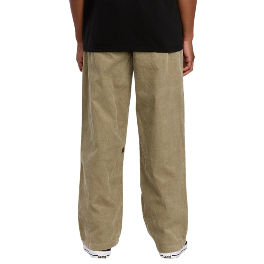 Volcom Frickin Loose Tapered Cord - Khaki - Mens Corduroy Pants/Trousers by Volcom
