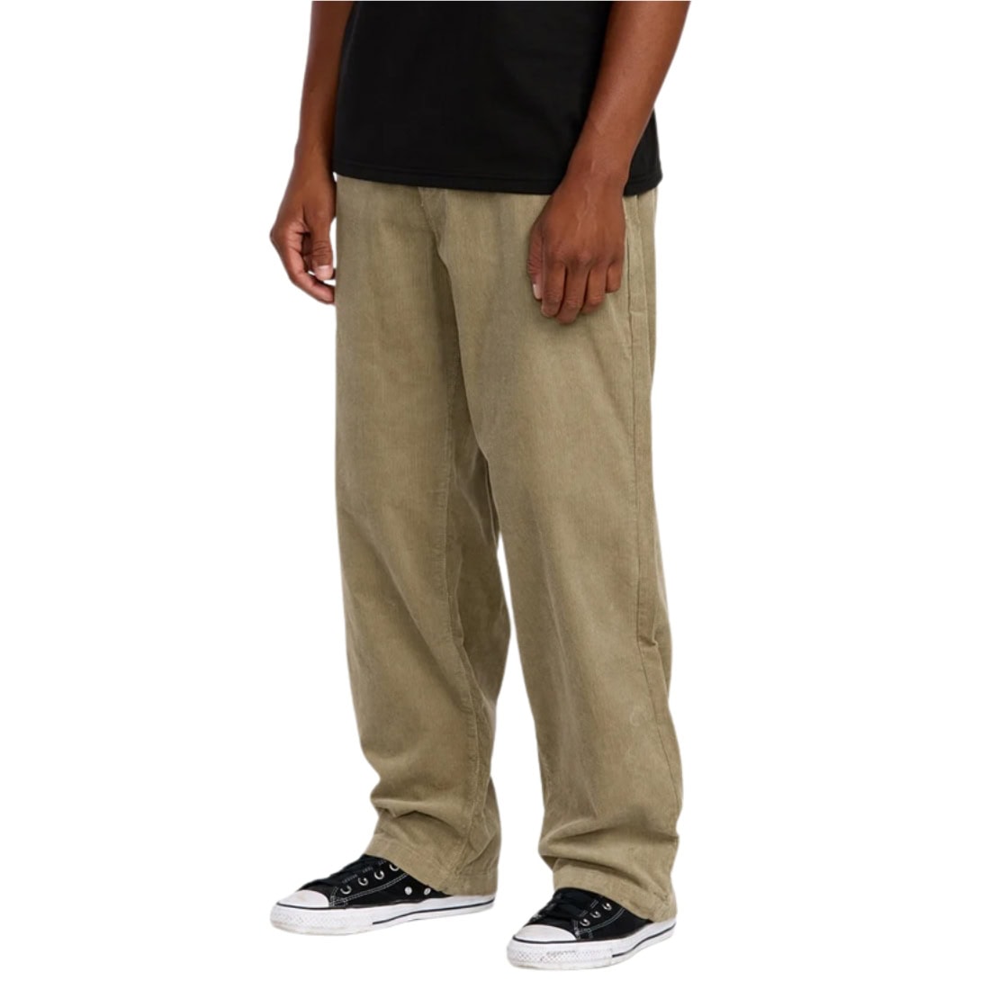 Volcom Frickin Loose Tapered Cord - Khaki - Mens Corduroy Pants/Trousers by Volcom