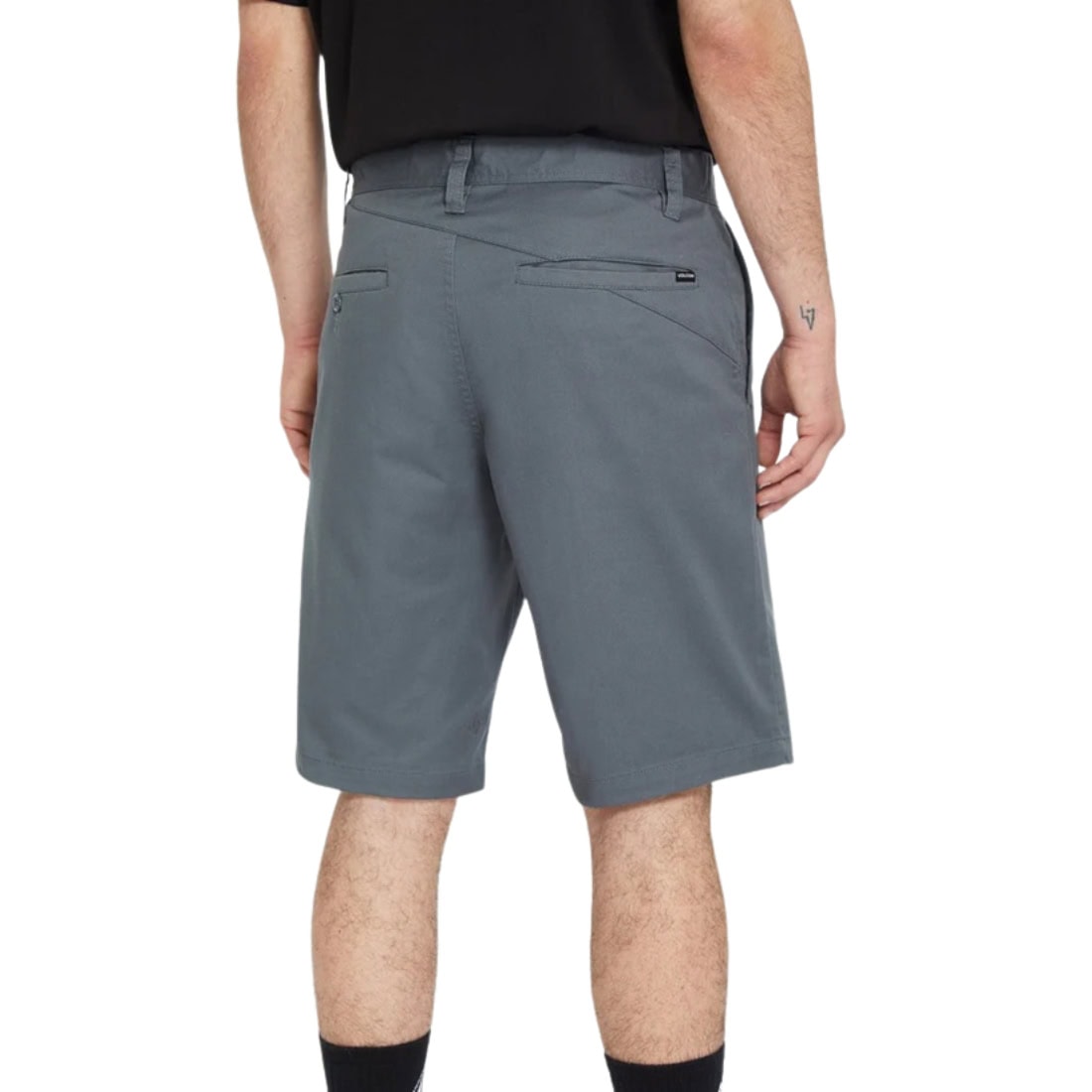 Volcom Frickin Modern Stretch Short 21" - Dark Slate - Mens Walk Shorts by Volcom