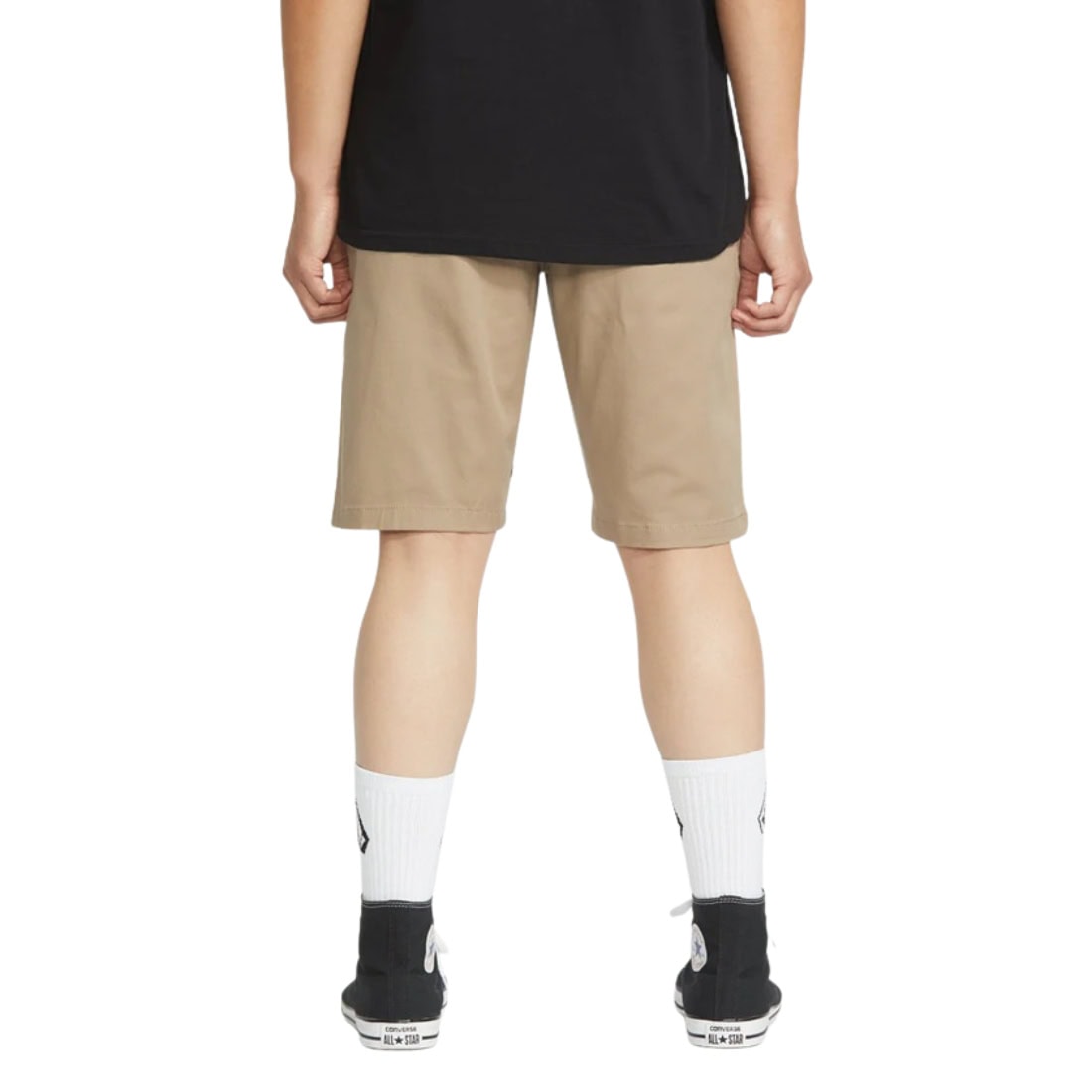 Volcom Frickin Modern Stretch Shorts 21" - Khaki - Mens Chino Shorts by Volcom