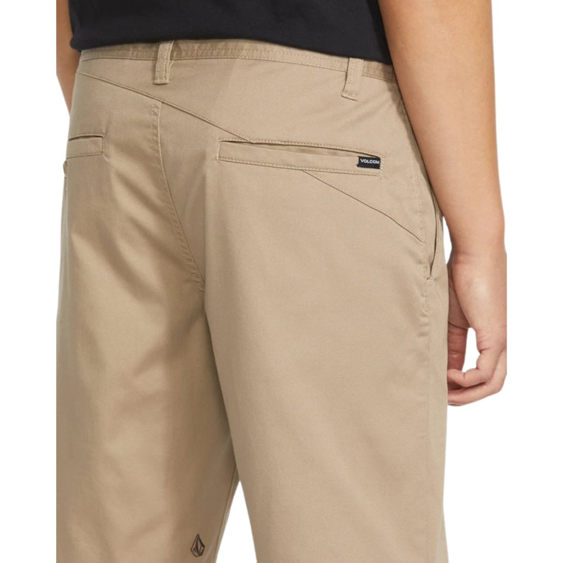 Volcom Frickin Modern Stretch Shorts 21" - Khaki - Mens Chino Shorts by Volcom