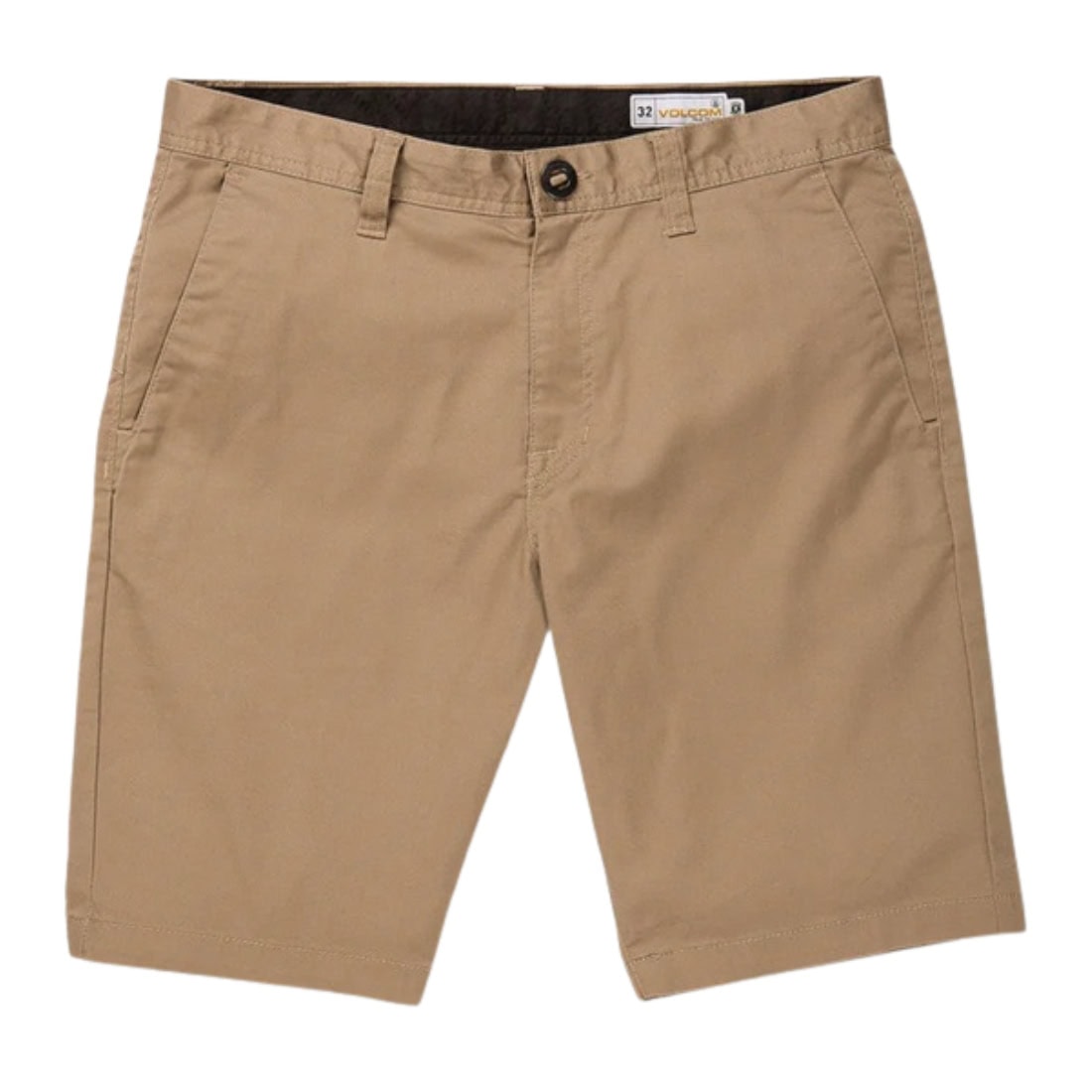 Volcom Frickin Modern Stretch Shorts 21" - Khaki - Mens Chino Shorts by Volcom