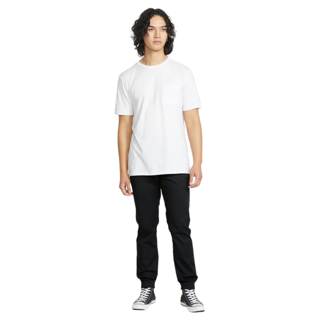 Volcom Frickin Slim Jogger - Black FA25 - Mens Joggers by Volcom