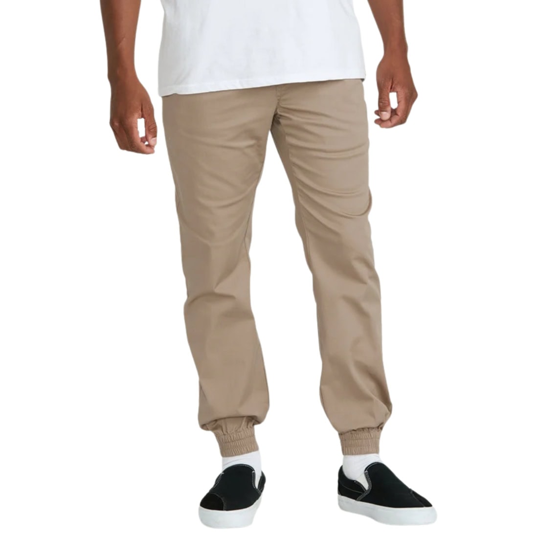 Volcom Frickin Slim Jogger - Khaki - Mens Joggers by Volcom
