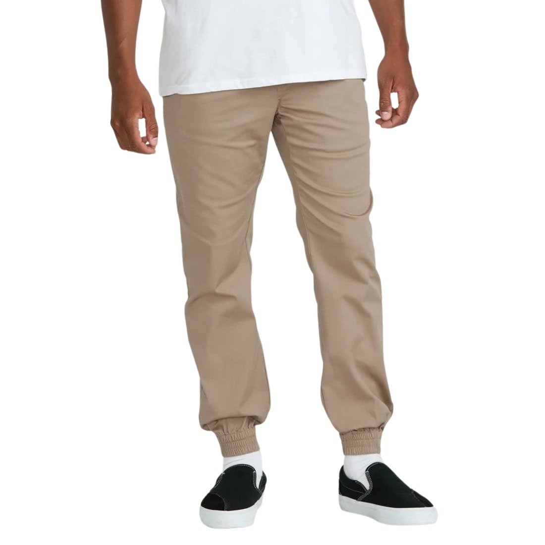 Volcom Frickin Slim Jogger - Khaki FA26 - Mens Joggers by Volcom