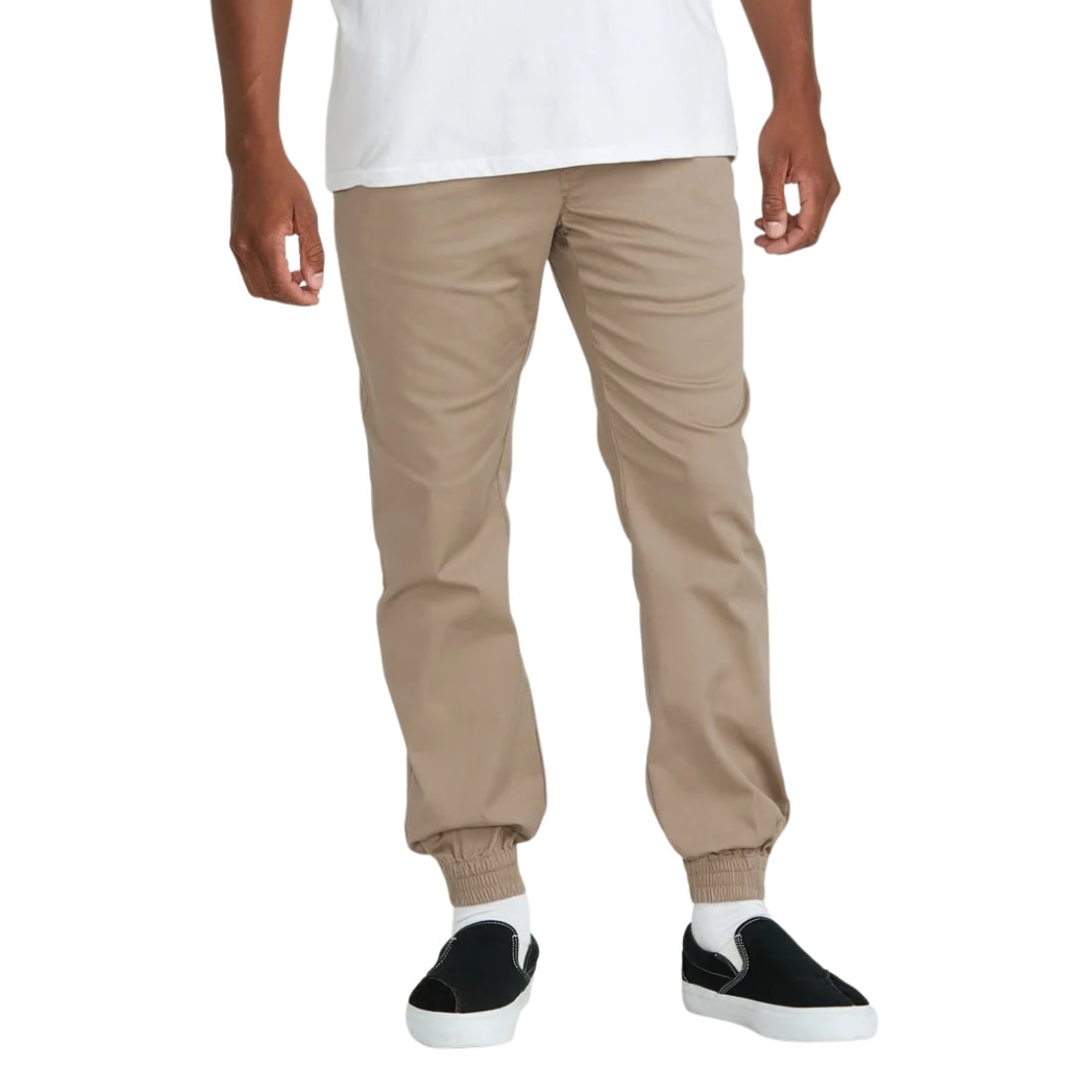 Volcom Frickin Slim Jogger - Khaki FA26 - Mens Joggers by Volcom