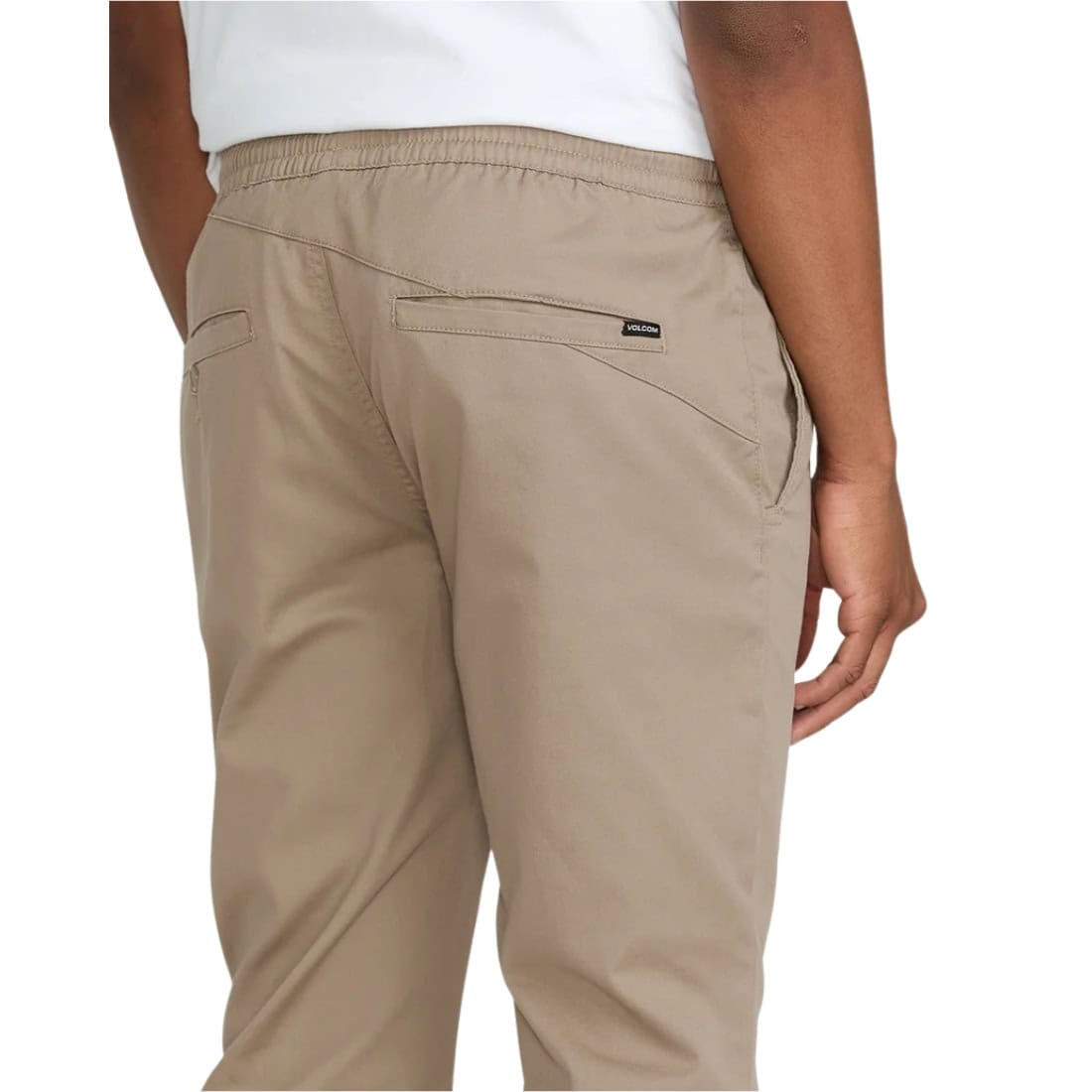Volcom Frickin Slim Jogger - Khaki FA26 - Mens Joggers by Volcom