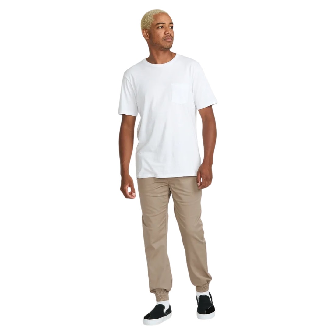 Volcom Frickin Slim Jogger - Khaki FA26 - Mens Joggers by Volcom
