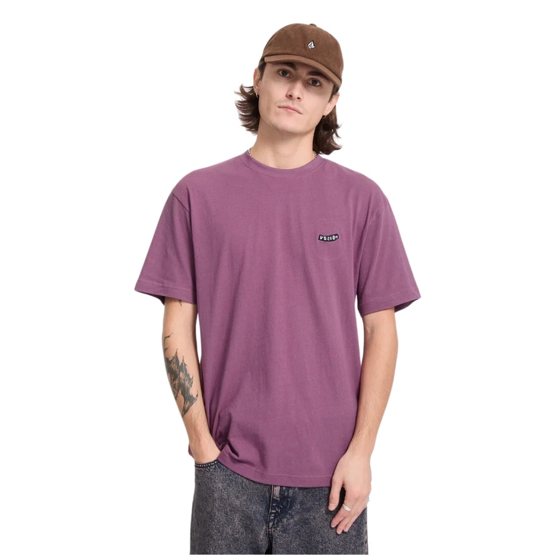Volcom Full Stone Adj Cord Hat Cap - Cacao