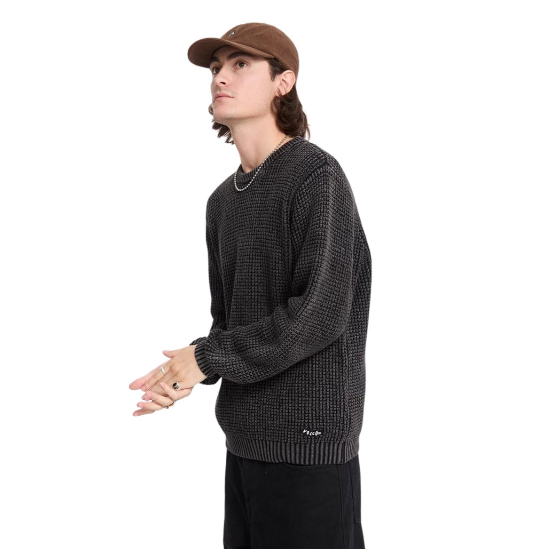 Volcom Full Stone Adj Cord Hat Cap - Cacao