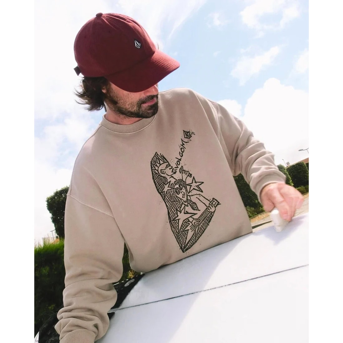 Volcom Full Stone Adj Cord Hat Cap - Pistol Punch