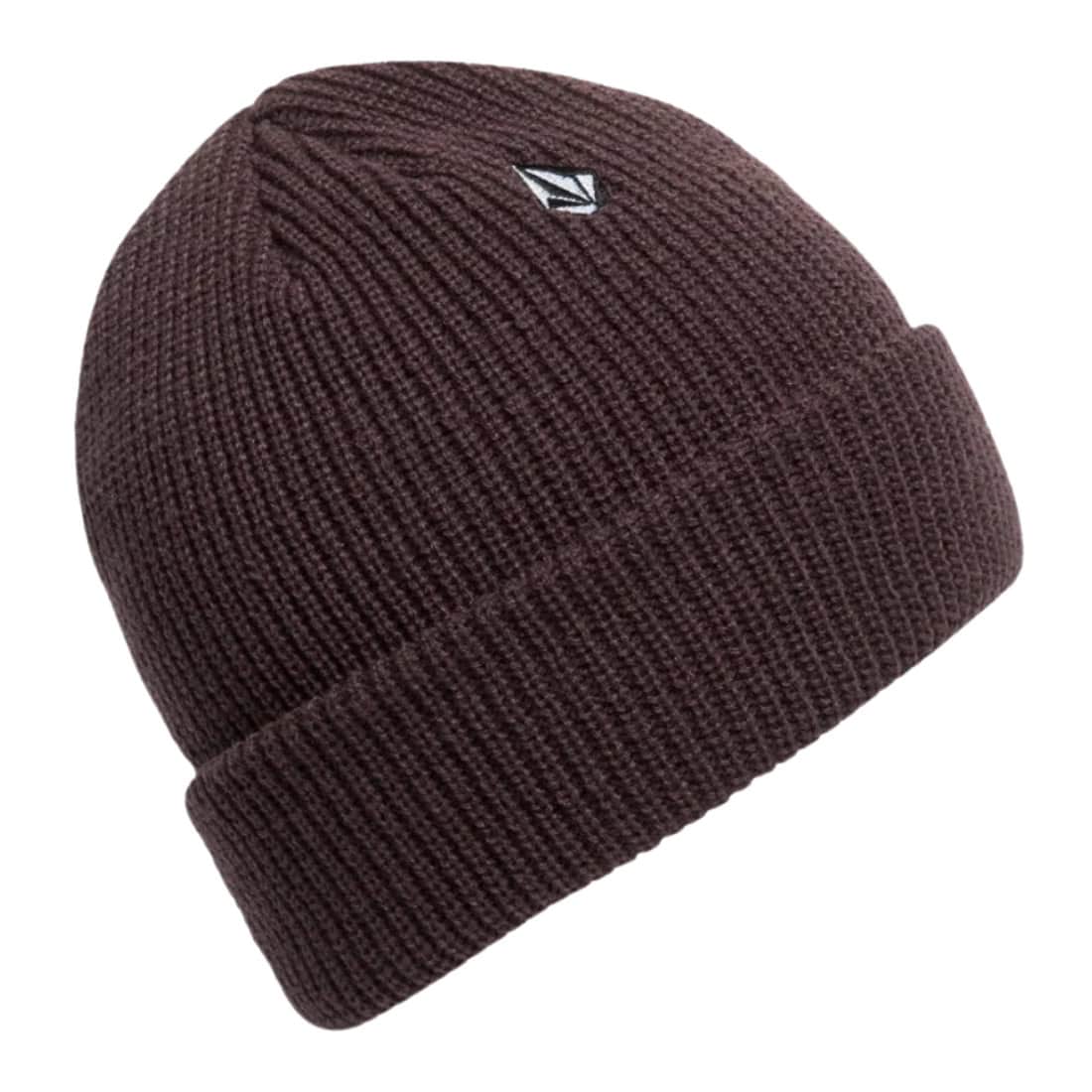 Volcom Full Stone Beanie - Raisin - Fold Beanie by Volcom