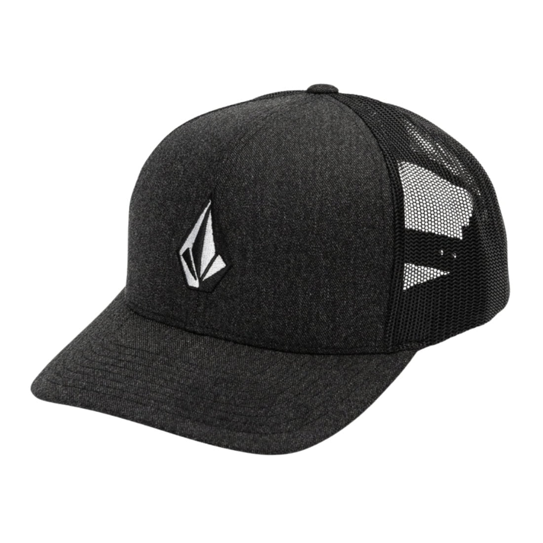 Volcom Full Stone Cheese Cap - Charcoal Heather - Trucker Cap by Volcom One Size