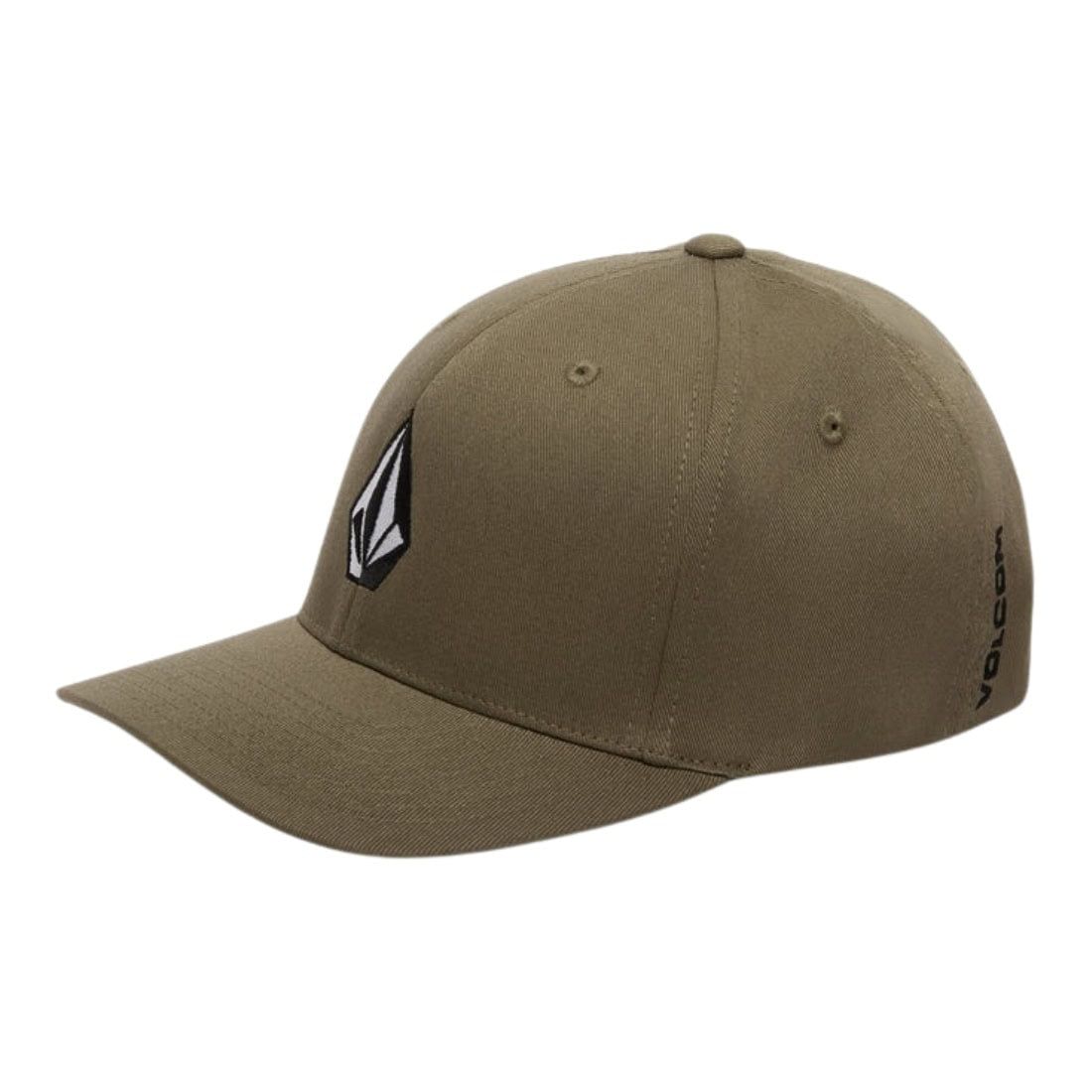 Volcom Full Stone Flexfit Hat Cap - Earth - Baseball Cap by Volcom