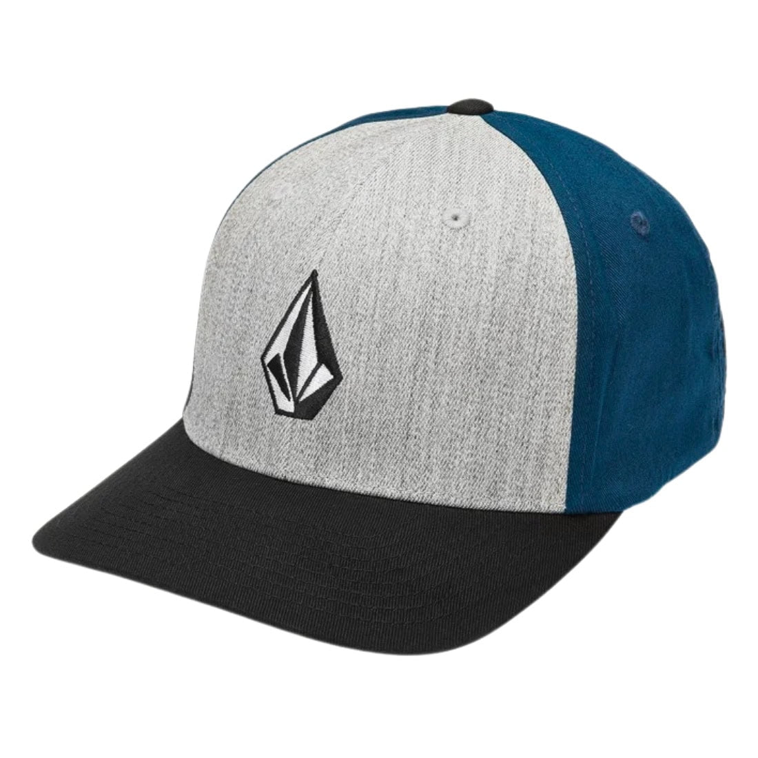 Volcom Full Stone Heather Flexfit Cap - Deep Blue - Baseball Cap by Volcom