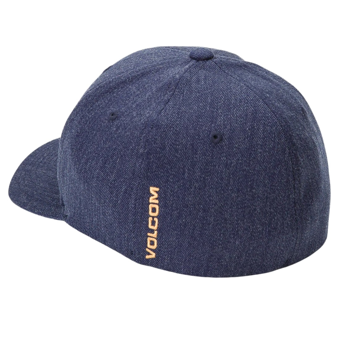 Volcom Full Stone Hthr Flexfit Hat Cap - Navy Heather