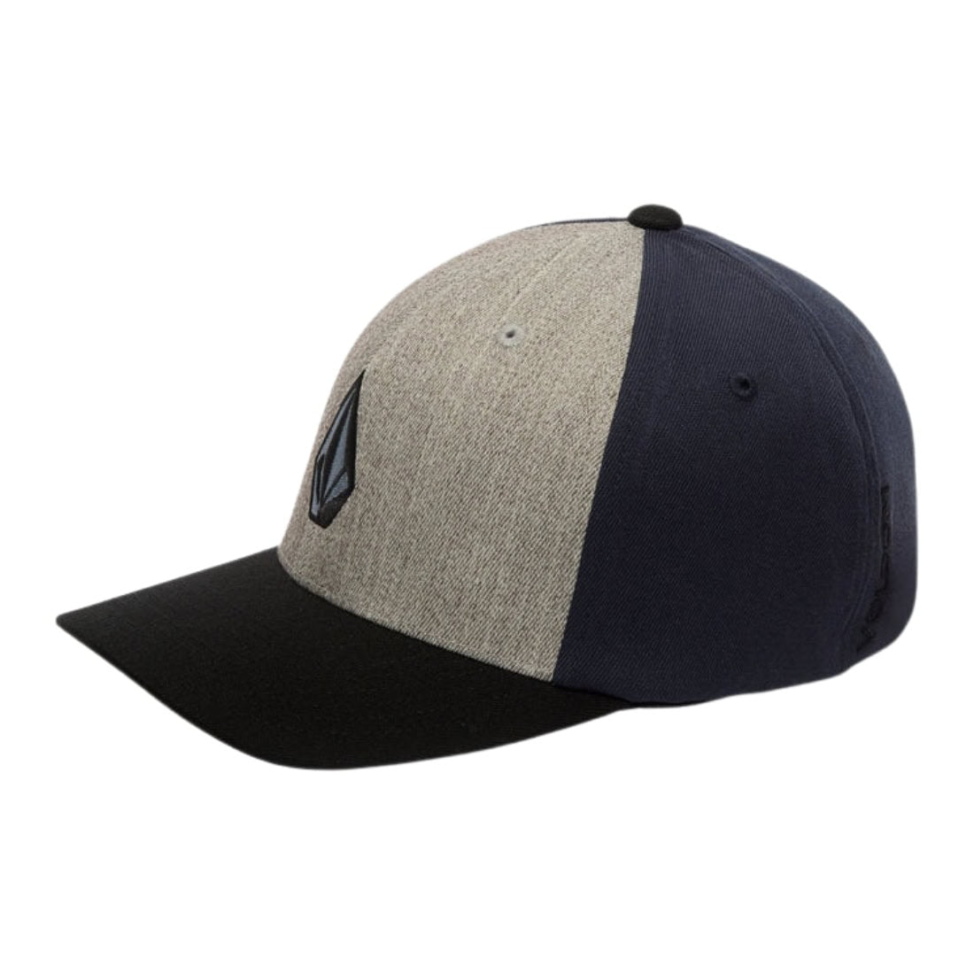 Volcom Full Stone Hthr Flexfit Hat Cap - Storm Blue