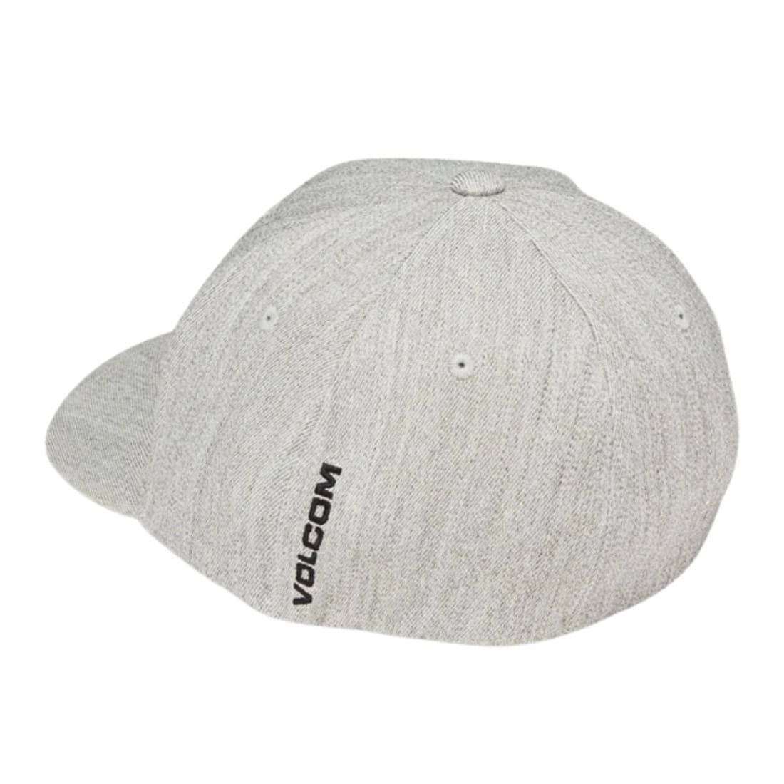 Volcom Full Stone Hthr Flexfit Hat - Grey Vintage - Baseball Cap by Volcom
