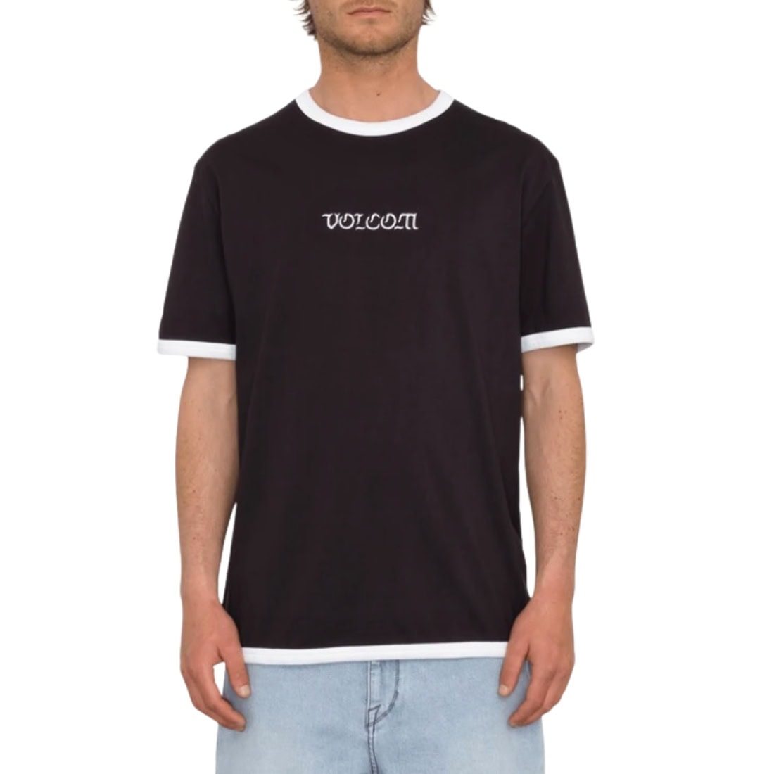 Volcom Fullring Ringer T-Shirt - Black