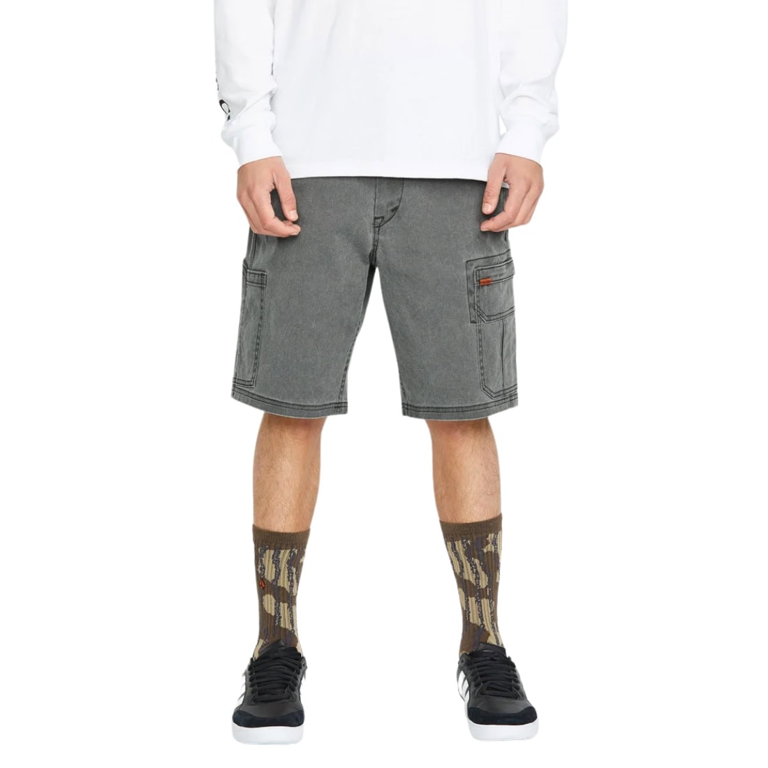 Volcom Gage 21&quot; Work Short - Stealth - Mens Cargo Shorts by Volcom