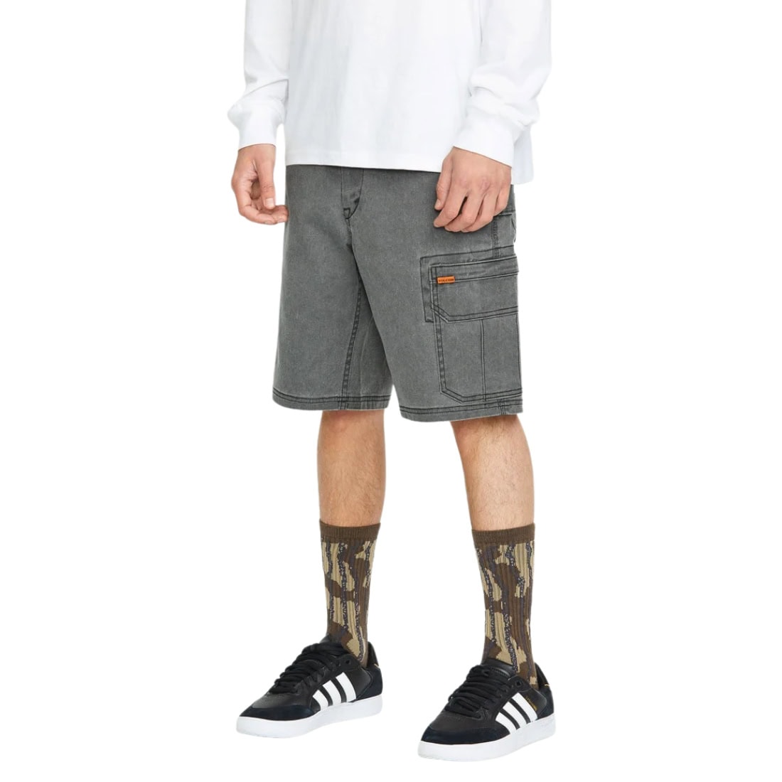 Volcom Gage 21&quot; Work Short - Stealth - Mens Cargo Shorts by Volcom