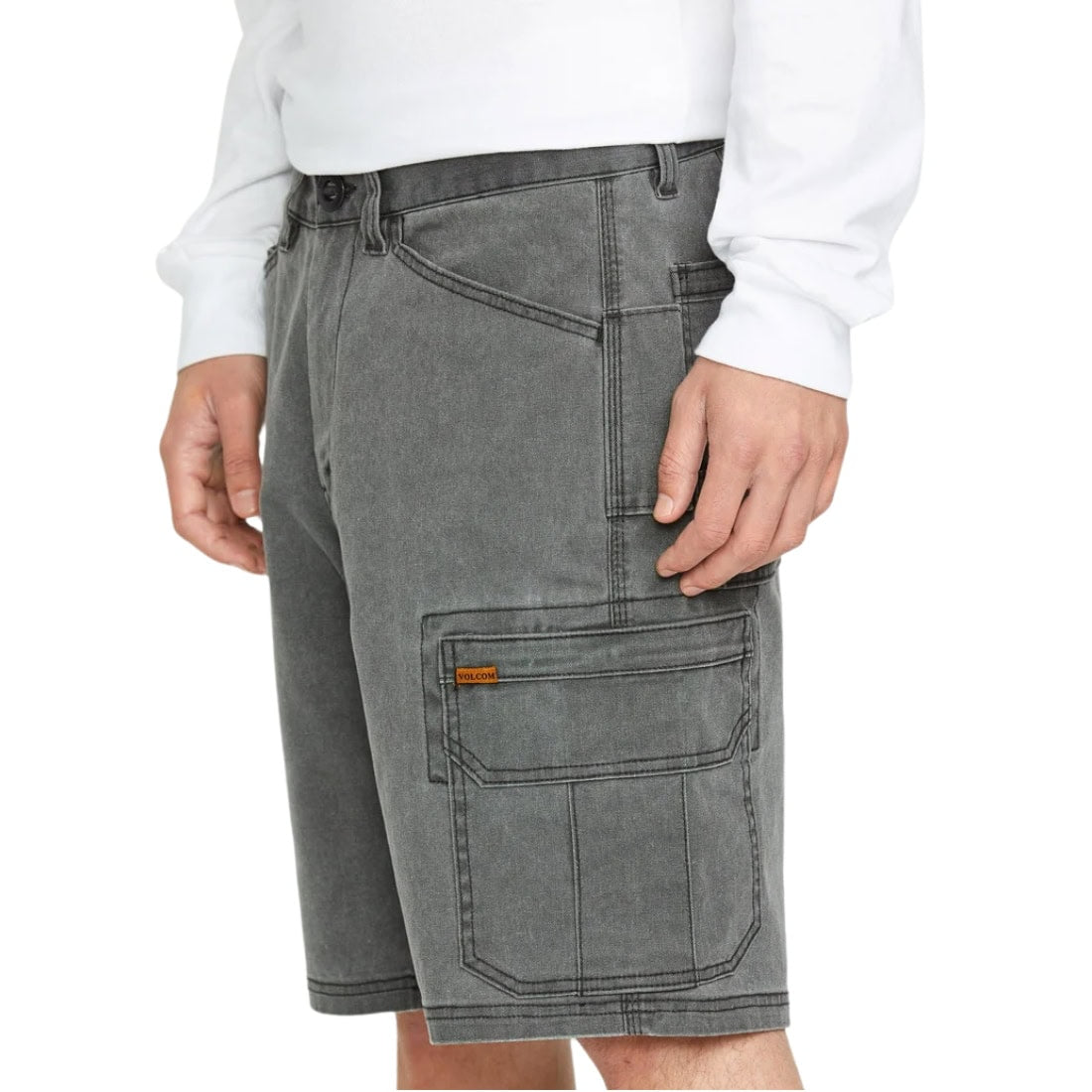 Volcom Gage 21&quot; Work Short - Stealth - Mens Cargo Shorts by Volcom