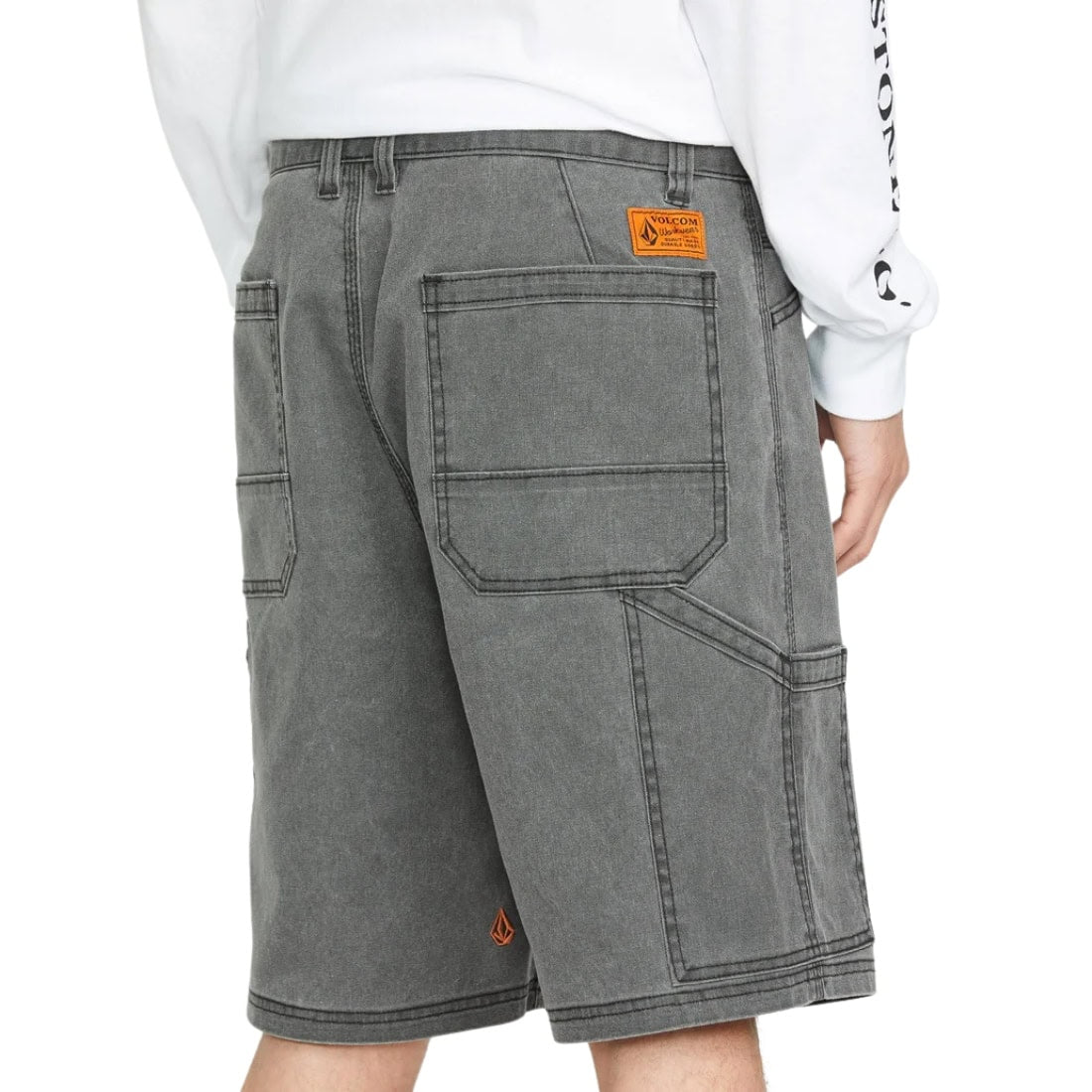 Volcom Gage 21&quot; Work Short - Stealth - Mens Cargo Shorts by Volcom