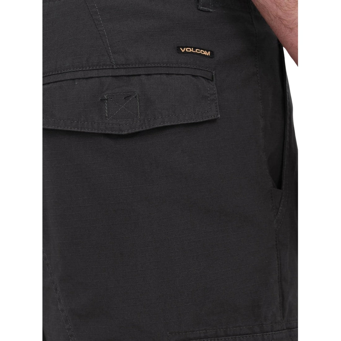 Volcom Grande Barracks 22&quot; Cargo Shorts - Asphalt Black - Mens Cargo Shorts by Volcom