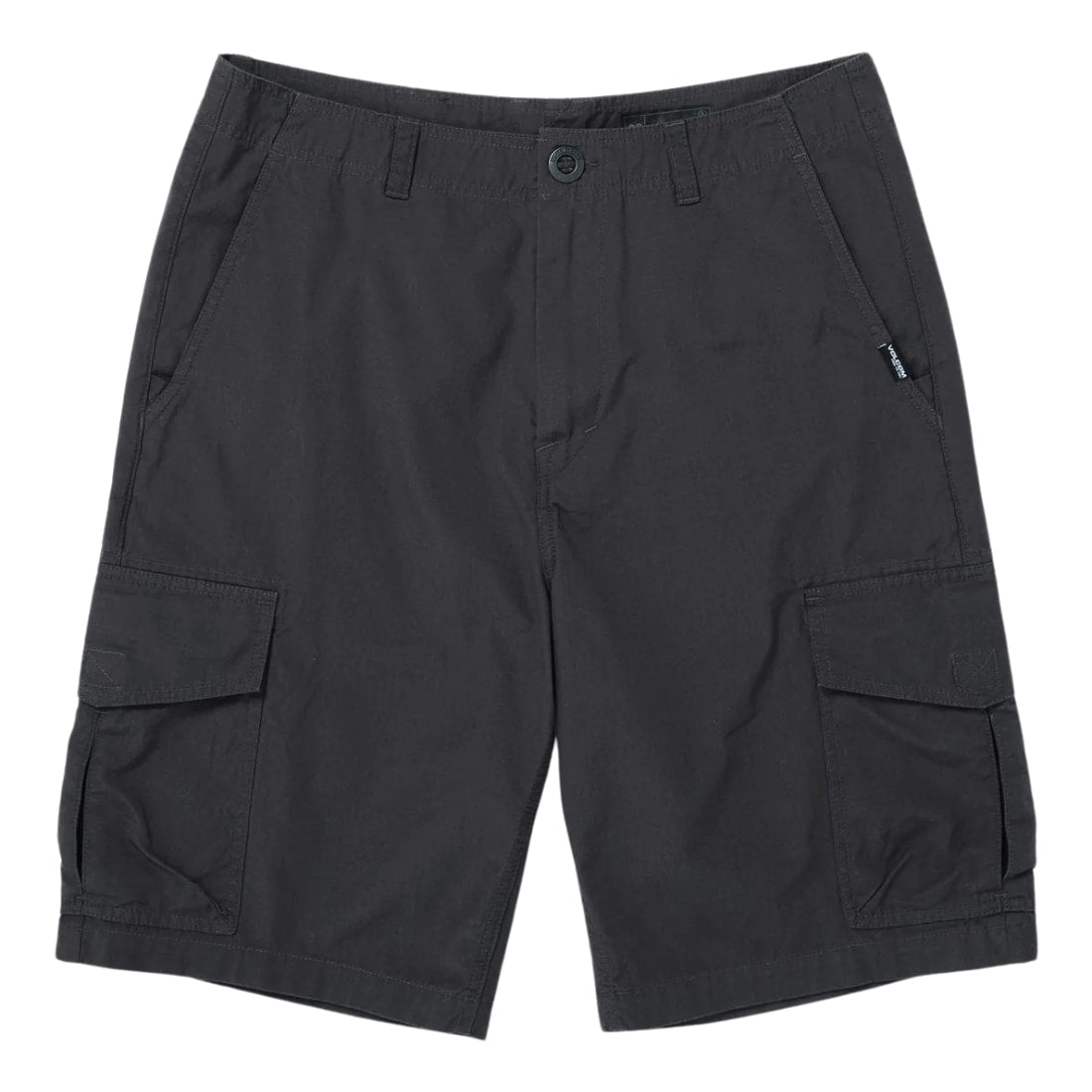 Volcom Grande Barracks 22&quot; Cargo Shorts - Asphalt Black - Mens Cargo Shorts by Volcom