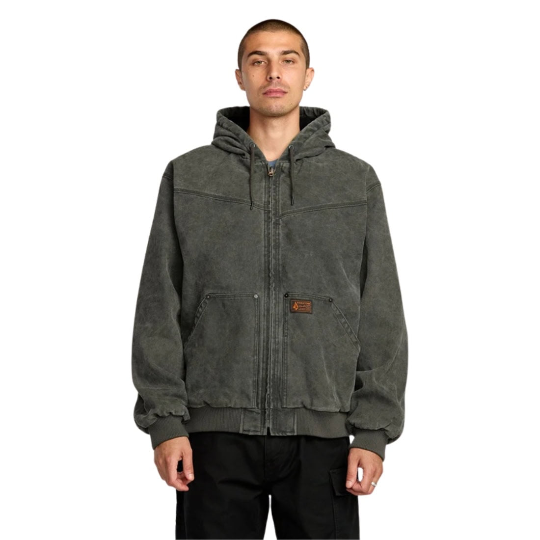 Volcom Hamilstorm Jacket - Rinsed Black - Mens Insulated Jacket by Volcom