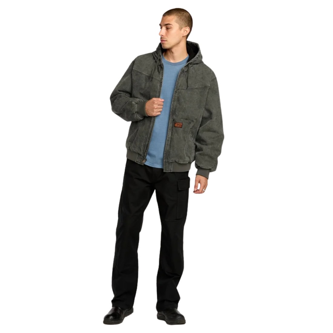 Volcom Hamilstorm Jacket - Rinsed Black - Mens Insulated Jacket by Volcom