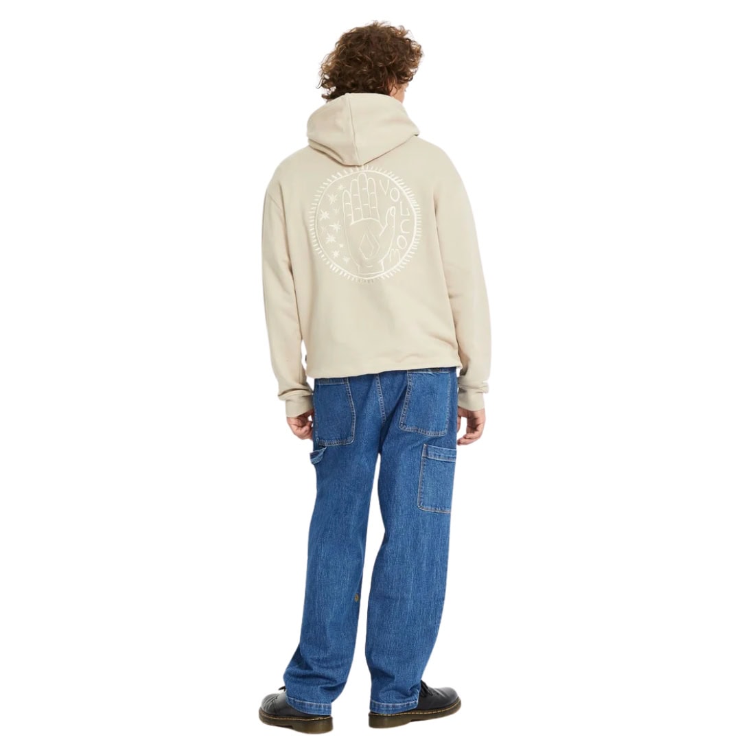 Volcom Handerry Pullover Hood - Light Khaki - Mens Pullover Hoodie by Volcom