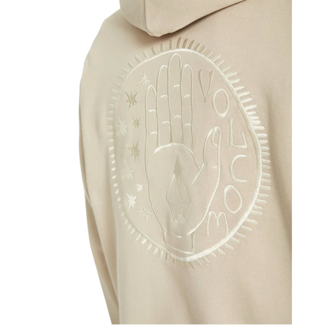 Volcom Handerry Pullover Hood - Light Khaki - Mens Pullover Hoodie by Volcom